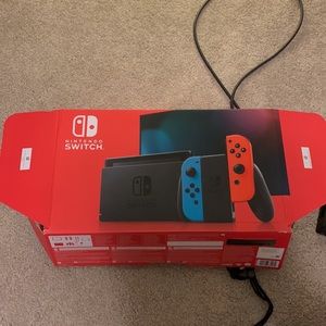 Nintendo Switch - 32GB Neon Red/Blue Joy-Cons